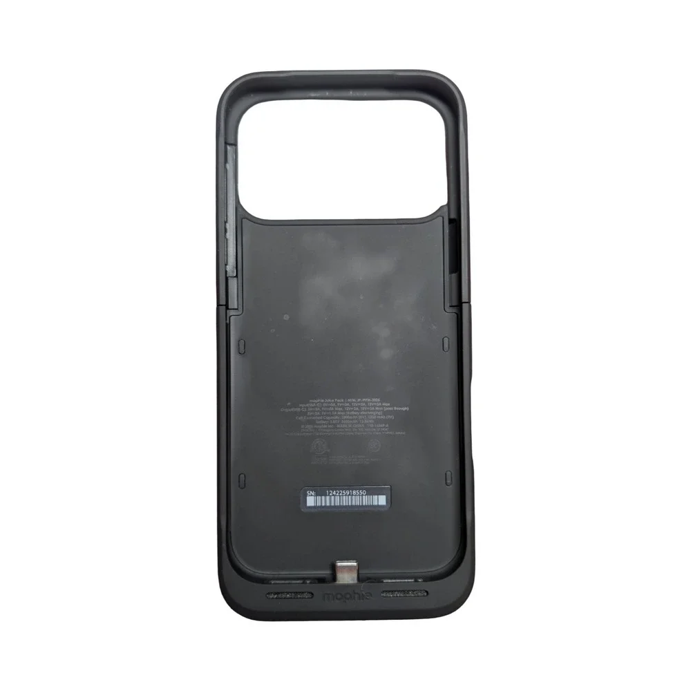 Pp3-U Mophie Juice Pack Battery Case for Apple iPhone 17 Pro Max - Black ⬇️